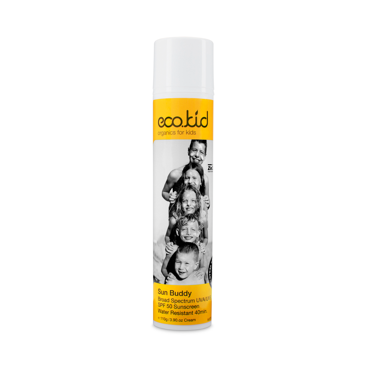 eco.kid SPF 50 Waterproof Certified Organic & Vegan Sunscreen